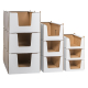 Stapelbehälter Regalkarton aus Wellpappe 'XL' 780x580x360mm stapelbar robust