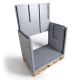 Palettenshipper Isolierboxen aus NEOPOR® ohne Kühlakkus, 575L