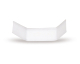 U-Clips VerschlussClips Beutelverschlüsse 40 mm Weiss Papier, 1000 Stk.