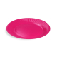 Pappteller Partyteller FSC Mix rund Ø23cm fettdicht fuchsia, 10 Stk.