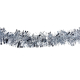 Foliengirlande silber aus PET Ø11cm x 2m