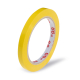 Klebeband Markierungsband Beutelverschluss PVC, 9mm x 66m, gelb
