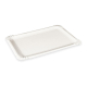 Pappteller aus Frischfaser 17 x 11 cm fettdicht weiß, 250 Stk.