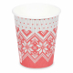 Heißgetränkebecher Pappbecher Motiv Wintersaison 200ml 280ml, Ø 80mm, 50 Stk.