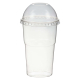 Smoothiebecher + Domdeckel mit Öffnung 250 ml, Ø 78mm, PET, glasklar, 50 Stk.