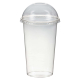 Smoothiebecher + Domdeckel mit Öffnung 400 ml, Ø 95mm, PET, glasklar, 50 Stk.