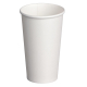 Heiß- und Kaltgetränkebecher Pappbecher weiß 500ml 600ml XXL 20oz, 50 Stk.
