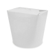 Food Box Take Away Box 100x88x95mm 750ml aus Vollpappe beschichtet weiß, 50 Stk.