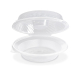 Salatschalen klar mit Dipfach im Domdeckel 1600ml, PP, 25 Stk.