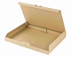 Versandkarton 255x190x30mm schnelle Aufrichtung Steckverschluss Maxibrief DHL briefkastentauglich Höhe 3cm A5 B5 braun