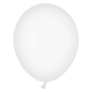 Luftballons weiß Ø 250 mm, Größe 'M', 10 Stk.