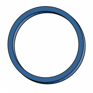 Gummiringe Gummibänder Ø 20mm, 1mm in blau, ca. 7400 Stk., 1000 gr.- 1 kg.