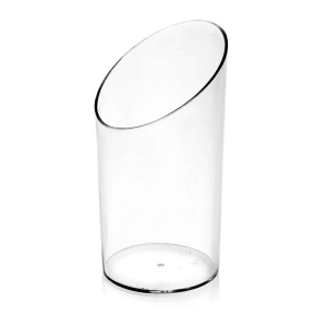 Fingerfood-Becher rund klar 65 ml PS Ø 4,5 x 8,4 cm, 20 Stk.
