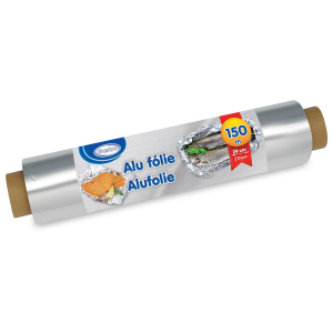 Alufolie robuste Qualität, 29 cm x 150 m, 10,5 my einzeln verpackt