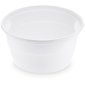 Suppenbecher 500 ml PP weiß, siegelbar Ø 12,7 x 6,6 cm, 50 Stk.