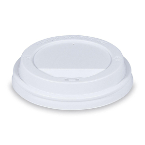 Domdeckel weiß für Pappbecher WX-762.. WX-766.. WX-768.. mit 90 mm Ø, 100 Stk.