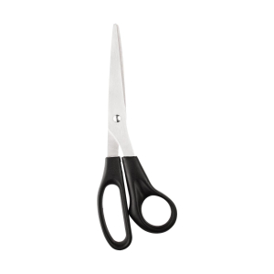 Universalschere 21cm lang mit Kunststoffgriff schwarz