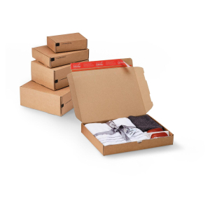 ColomPac E-Commerce Modulboxen 160 x 107 x 48mm mit Selbstklebeverschluss & Aufreißfaden braun
