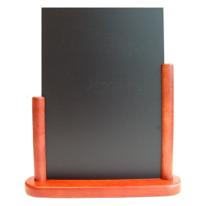 Tisch-Kreidetafel, mahagoni, 21x30cm, 1 Stk.