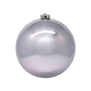 Weihnachtskugeln Christbaumkugeln XL aus Kunststoff silber, Ø20cm, 1 Stk.