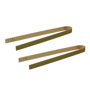 Fingerfood Zange aus Bambus, 16cm, 10 Stk.