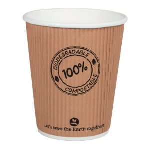 Thermo Riffelbecher doppelwandig 200ml Ø8cm, -10°C bis 100°C, 25 Stk.