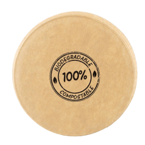 Deckel für Dressingbecher aus Karton 30 ml, Ø 44 mm, braun, 50 Stk.