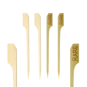Steak Marker 'RARE' aus Bambus, 9cm, 250 Stk.