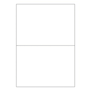 Etiketten Labels selbstklebend weiß 210 x 148.5mm auf DIN A4, 200 Stk.