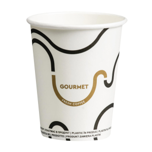 Kaffeebecher CoffeeToGo Pappbecher GOURMET WHITE Fresh Coffee 200ml, 50 Stk.