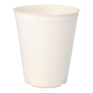 Heißgetränkebecher aus Zuckerrohr 'pure' 300 ml, Ø 90mm, 50 Stk.