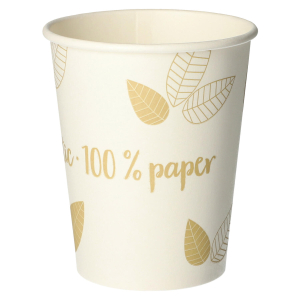 Heißgetränke Trinkbecher Coffee to Go unbeschichtet creme 200ml, 50 Stk.