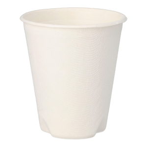 Heißgetränkebecher aus Zuckerrohr 'pure' 200 ml, Ø 80mm, 40 Stk.