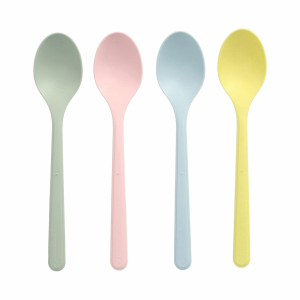 Eislöffel Mehrweg spülmaschinengeeignet extra stabil 13cm Pastellfarben, 50 Stk.