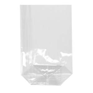 Bodenbeutel PP 16 cm x 9,5 cm x 4 cm transparent, 10 Stk.