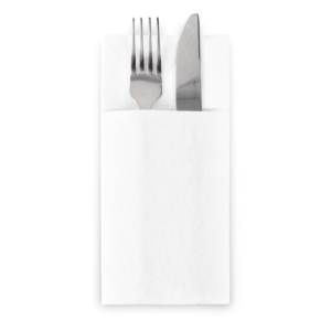 Servietten Bestecktaschen 39 x 40 cm 1/8 -Falz AIRLAID Stoffähnlich, 50 Stk.