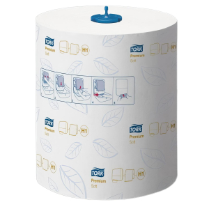 Tork Matic® Rollenhandtuch H1 weiss 2-lagig 21cm x 100m, 6 Rollen je 408 Abrisse