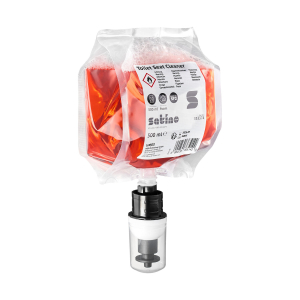 Satino Toilettensitzreiniger schäumende Reinigungsmousse System SF2, 6 Flaschen a 500ml