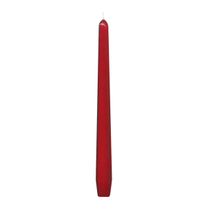 Spitzkerzen 245 mm, 8 Stunden Brenndauer, rot, 10 Stk.