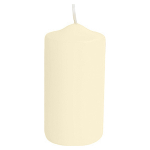 Stumpenkerze Ø 80 x 200 mm champagner