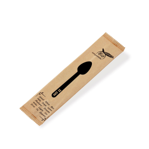 Kaffeelöffel aus Holz, einzeln hygienisch verpackt, 11 cm, 100 Stk.