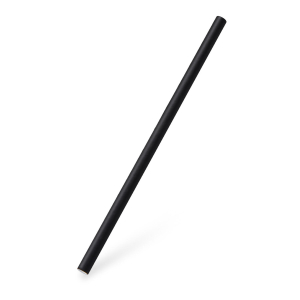 Papiertrinkhalme JUMBO schwarz 20 cm Ø8 mm, 100 Stk.
