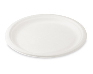 Grillteller Fleischteller rund aus Zuckerrohr-Bagasse Ø 26 cm, 50 Stk.