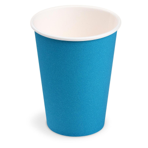 Getränkebecher Party/Pappbecher hellblau 240ml, Ø 74mm, 10 Stk.