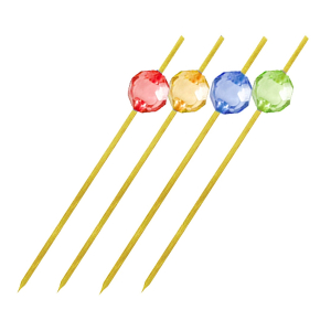 Fingerfood-Spieße aus Bambus PERLE 120 mm, stabil und splitterfrei, 100 Stk.