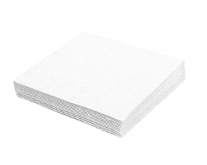 Servietten 33 x 33 cm 1/4 Falz 3-lagig weiß, 20 Stk.