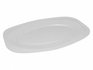 Servierteller, Party-Platte oval weiß 55 x 36 cm, Größe XL, 2 Stk.