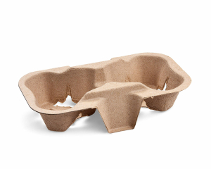 Getränkehalter Tragetablett Becherhalter 2 Becher Coffee to Go 19x11cm, 50 Stk.