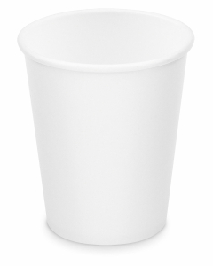 Heiß- und Kaltgetränkebecher Pappbecher weiß 200ml 280ml, Ø 80mm, 10 Stk.