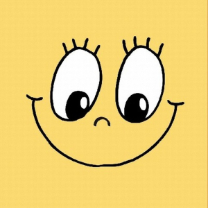 Party-Servietten 3-lagig, 33 x 33 cm bunt - Design 'SMILEY', 20 Stk.